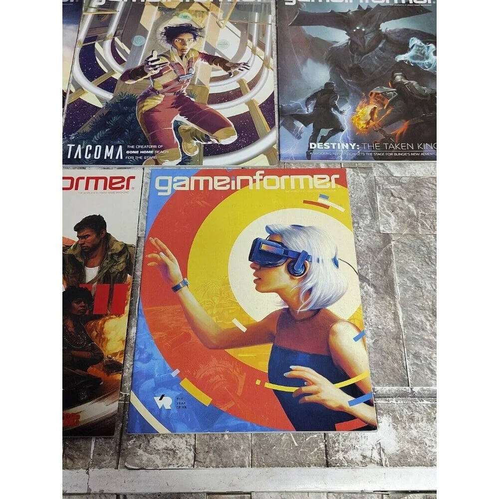 Lot Of 5 Game Informer Magazine Issues 267,268,269,271,273
